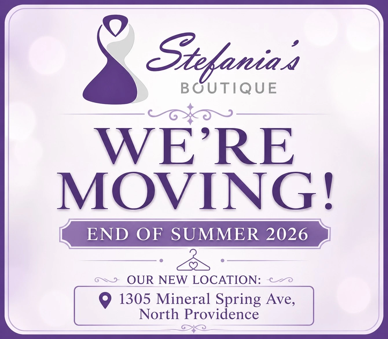We're Moving